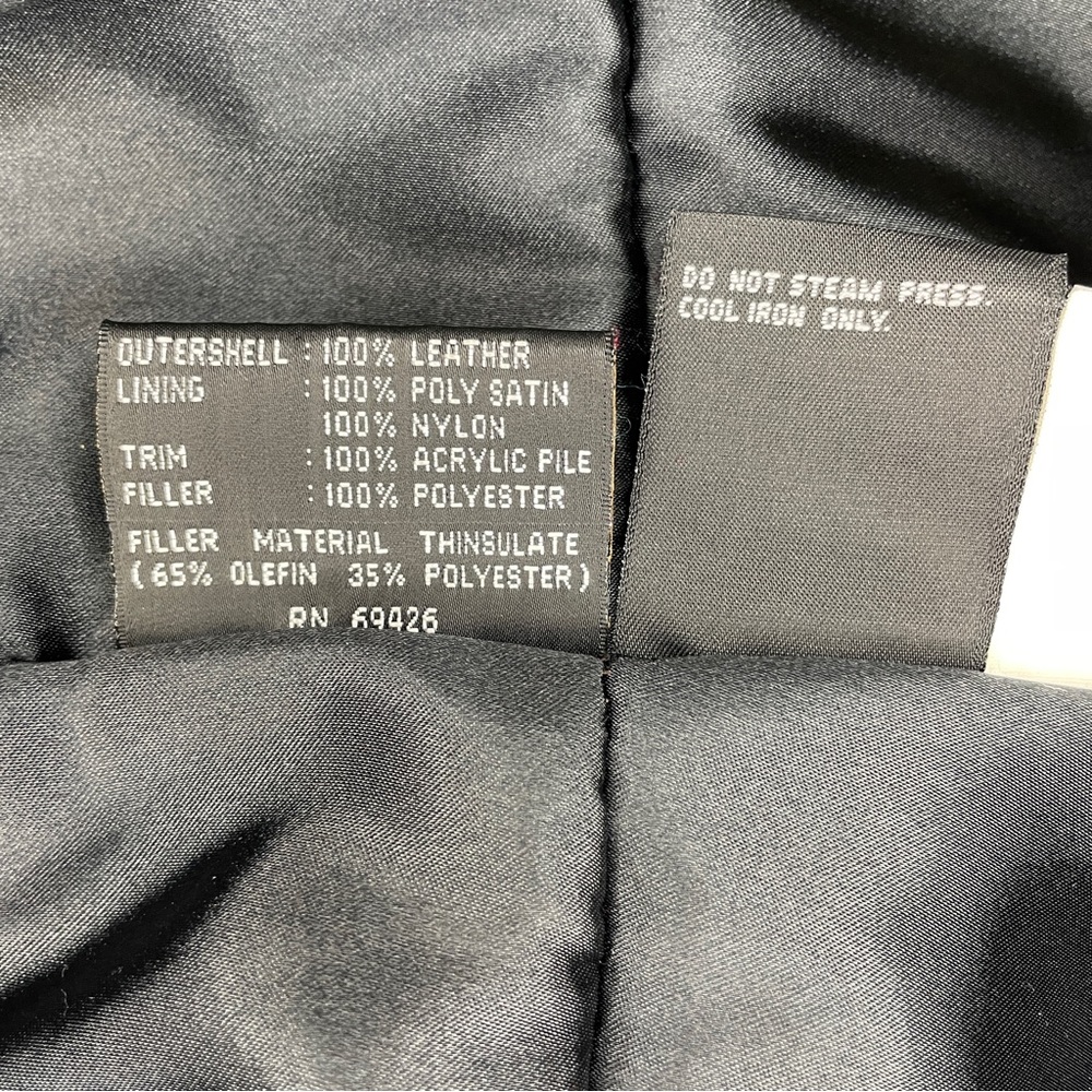 Wilsons Leather Hooded Belted Biker Jacket with Thinsulate Thermal Insulation - Picture 15 of 16